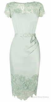 Elegant O Neck Prom Dress, Lace Evening Dress, Custom Made Prom Gown